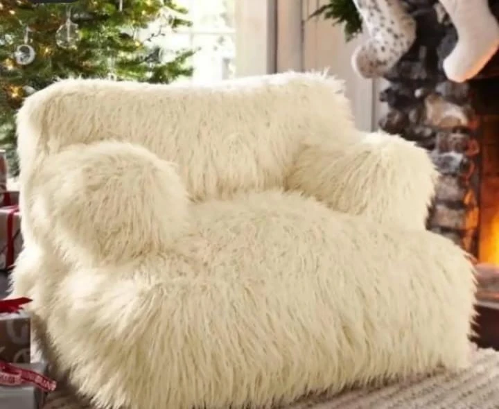 Luxurious Fur Sofa for comfort and elegance! ✨