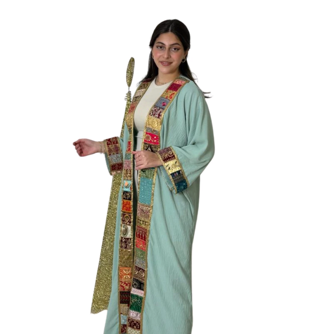 Ramadan Bisht with Indian Embroidery