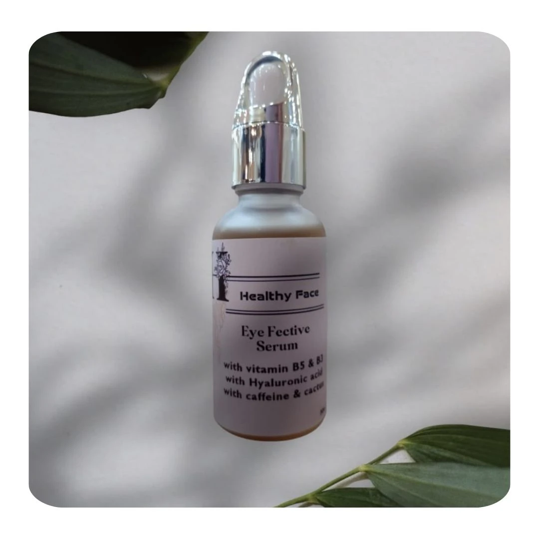 👁️ Effective Eye Serum – With Vitamin B5, B3, Hyaluronic Acid, Caffeine & Cactus