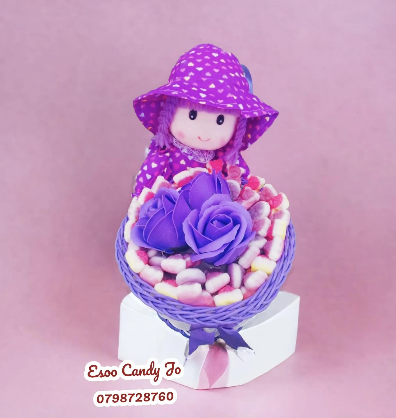 Candy Doll with Basket – A Touch of Sweetness and Cuteness in One! 🍬❤️