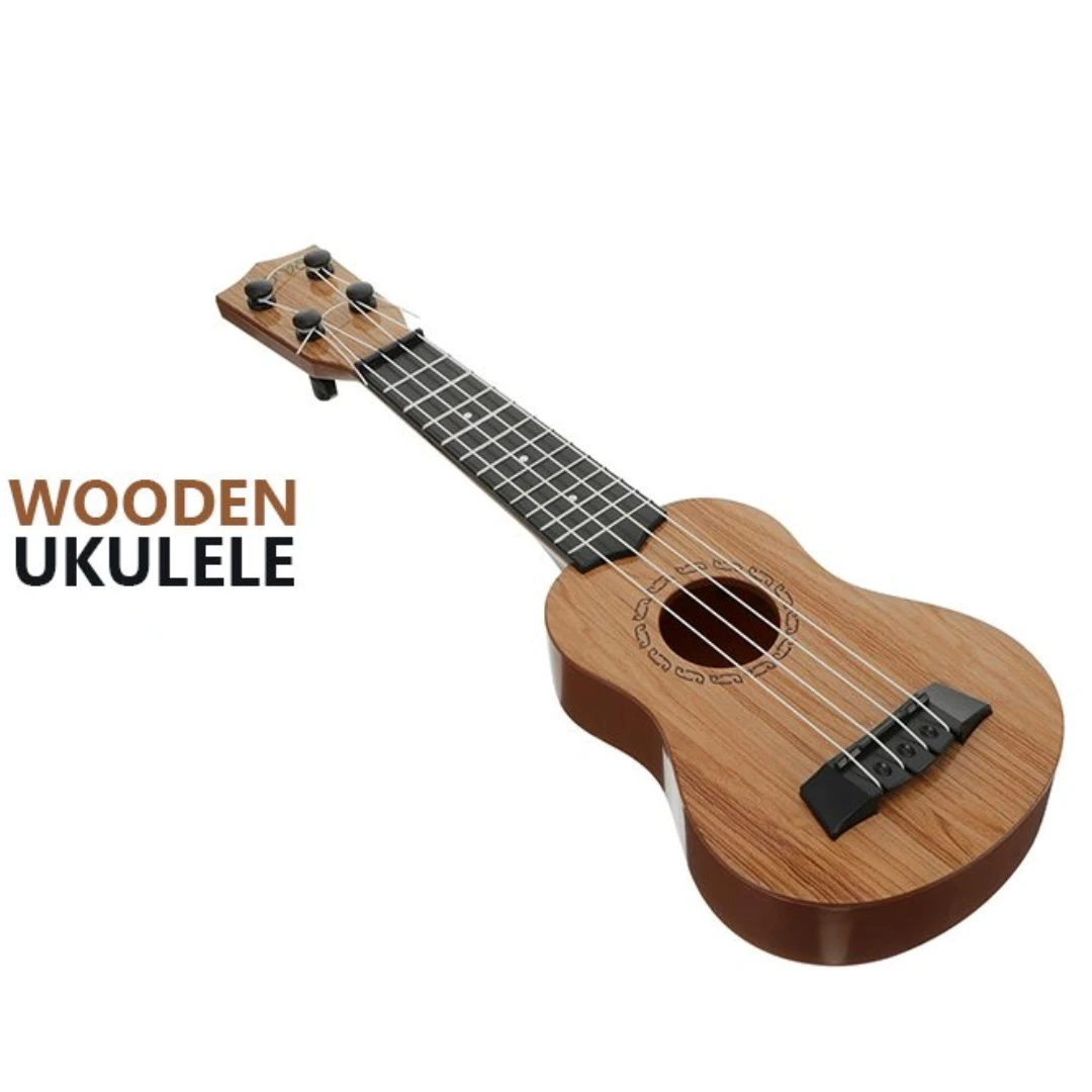 Unveil the Magic of Music with the WOODEN UKULELE Guitar!