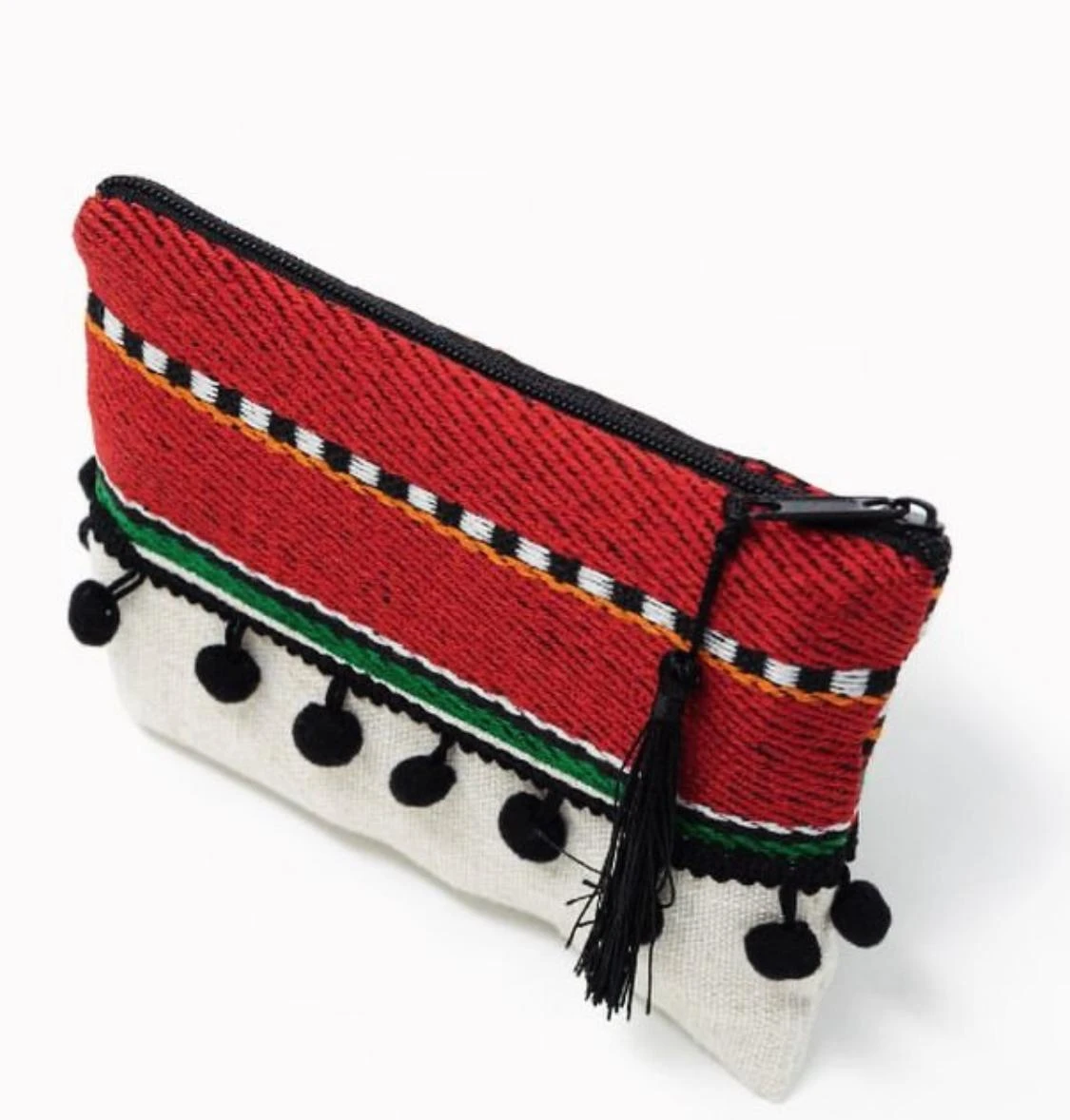 Handcrafted Jordanian Heritage Wallet – Traditional Embroidered Design – Unique 