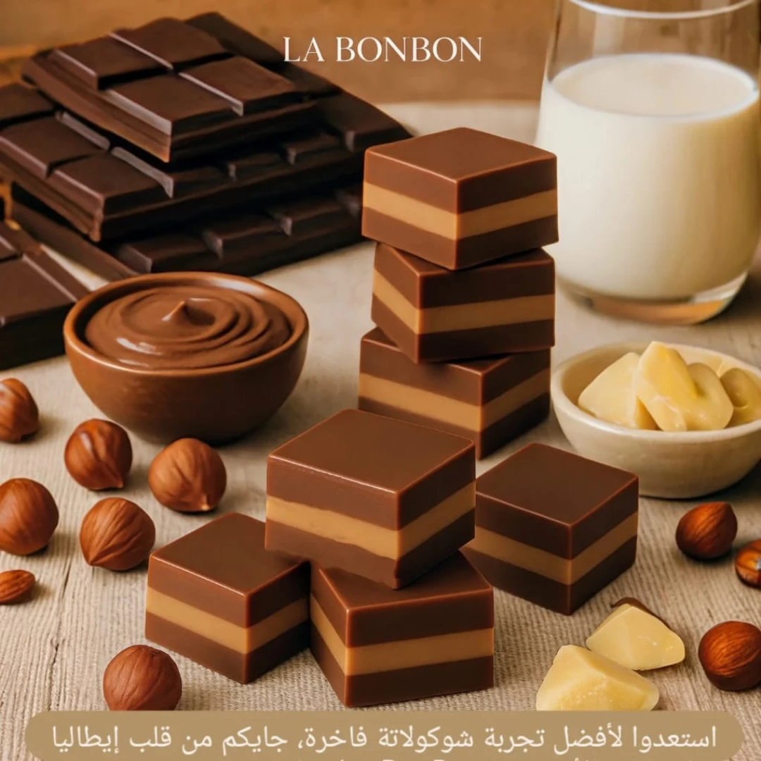 Classic Hazelnut Cremino – Italian Artisan Chocolate Delight with Belgian Milk C