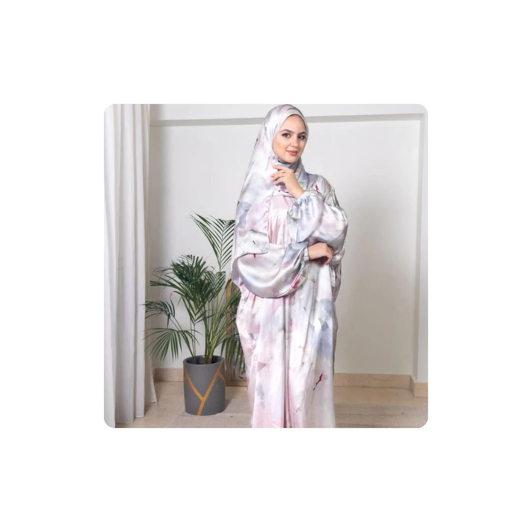 🕌✨ Premium Satin Silk Prayer Outfit – Comfort & Elegance in Every Prayer