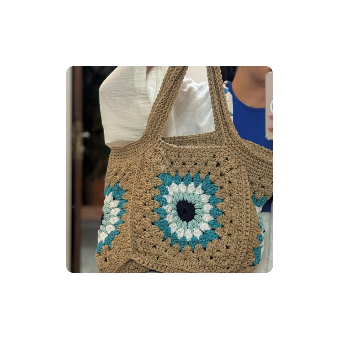 Handmade Crochet Bag – Large Size from Beit Al Khiet