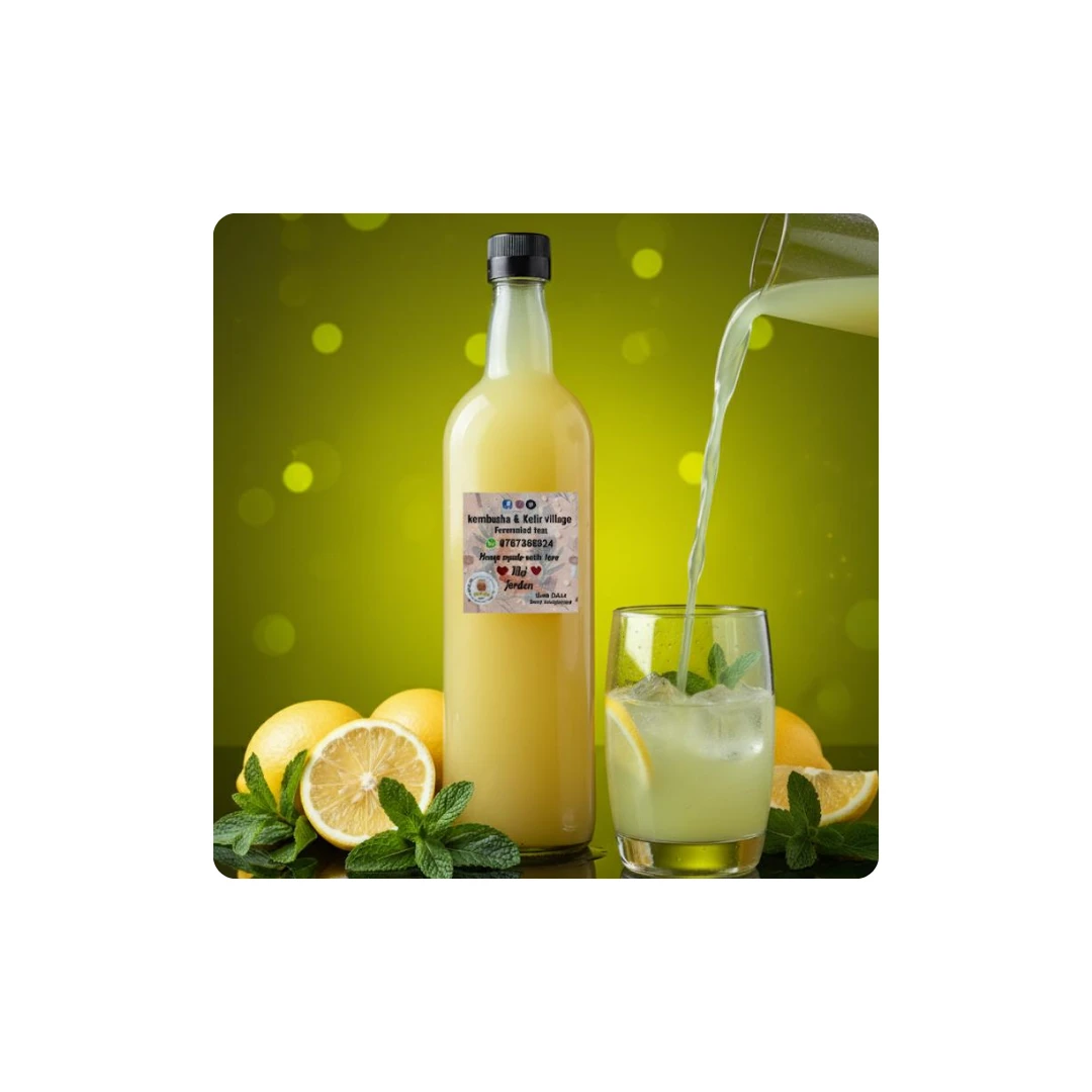 Lemon & Mint Kombucha Tea – Natural Refreshment with a Bright, Clean Taste
