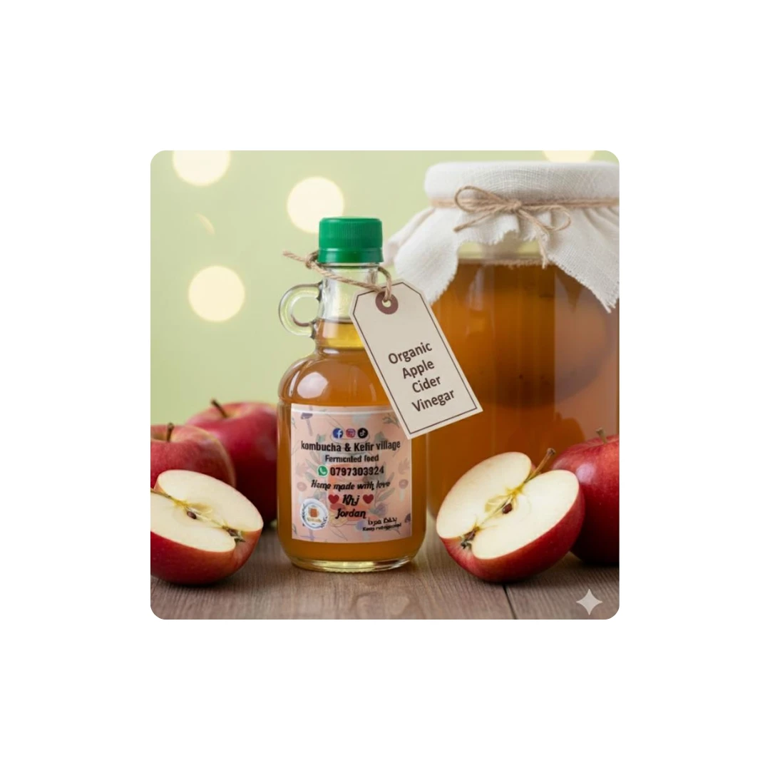 Organic Apple Cider Vinegar with “The Mother” – Pure, Natural Wellness in Every 