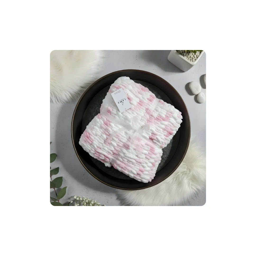 Handmade Soft Baby Blanket – 100×100 cm