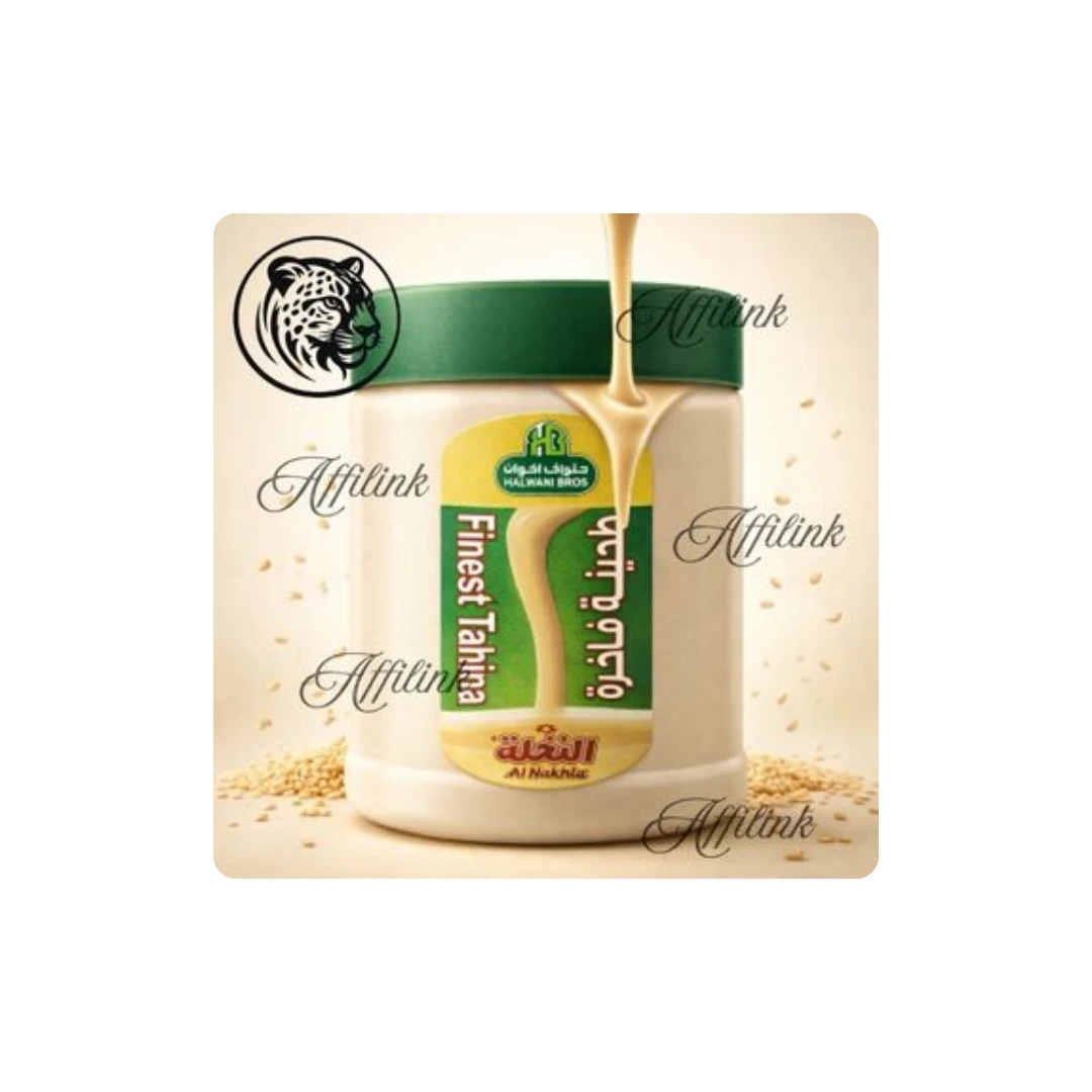 Halwani Bros Original Tahini – Rich Flavor & Creamy Texture from 100% Natural Se
