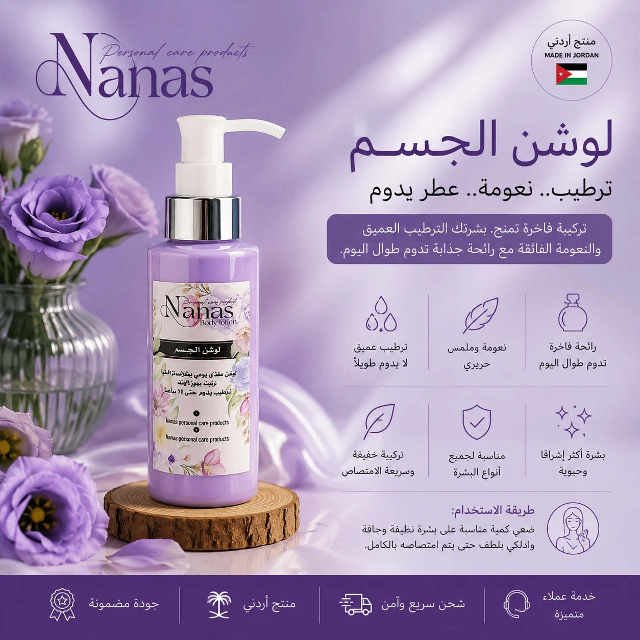✨ Nana Body Lotion – All-Day Softness & Hydration! ✨