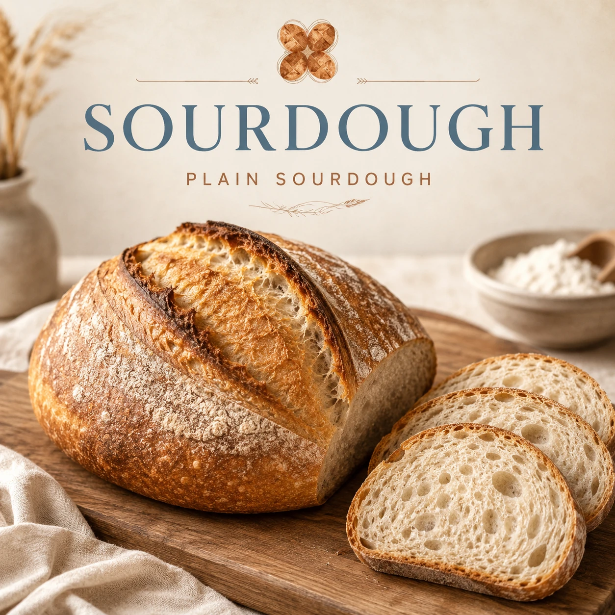 Plain Sourdough – Naturally Fermented