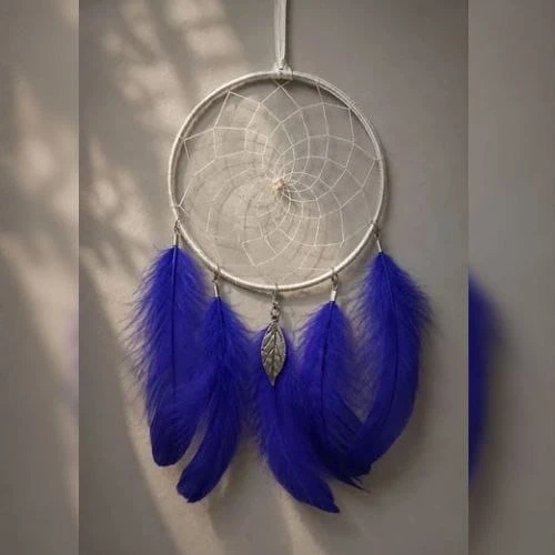 Midnight Blue – White & Navy Dreamcatcher