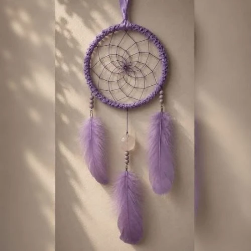 Purple Dream – Handmade Purple Dreamcatcher