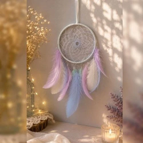 Pastel Dreams – Handmade Pastel Dreamcatcher