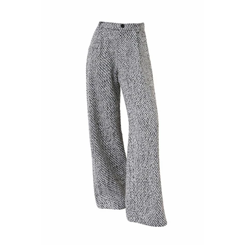 High Waisted Wide Leg Trousers