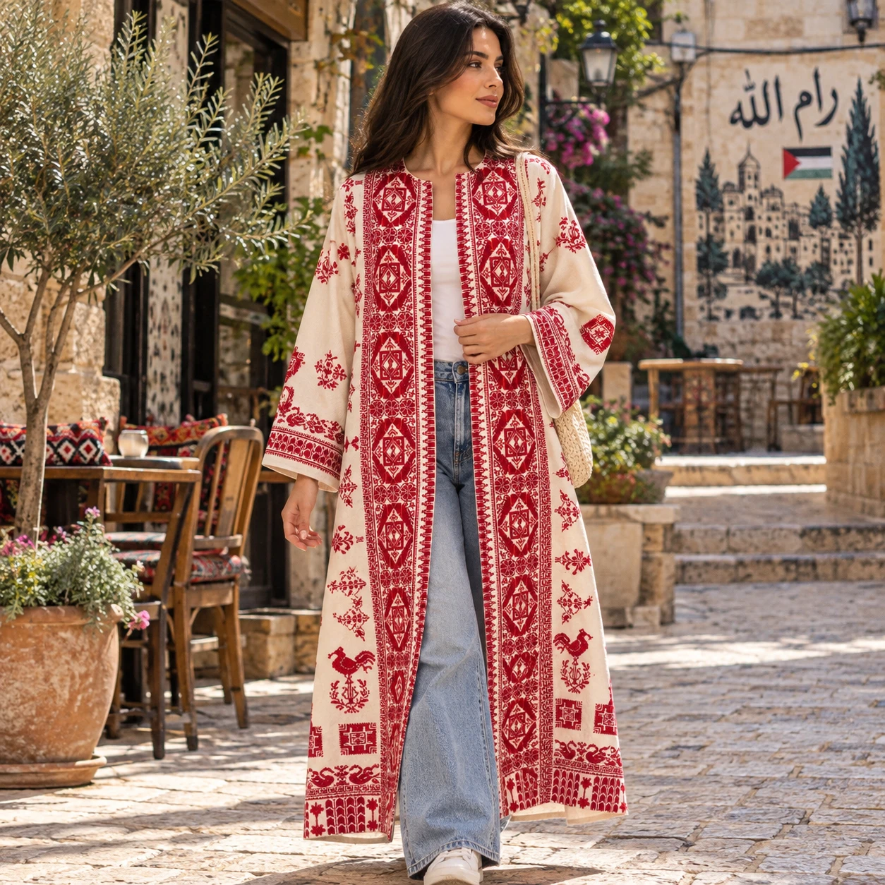 Khirqet Ramallah Abaya – Palestinian Heritage in a Versatile Modern Design