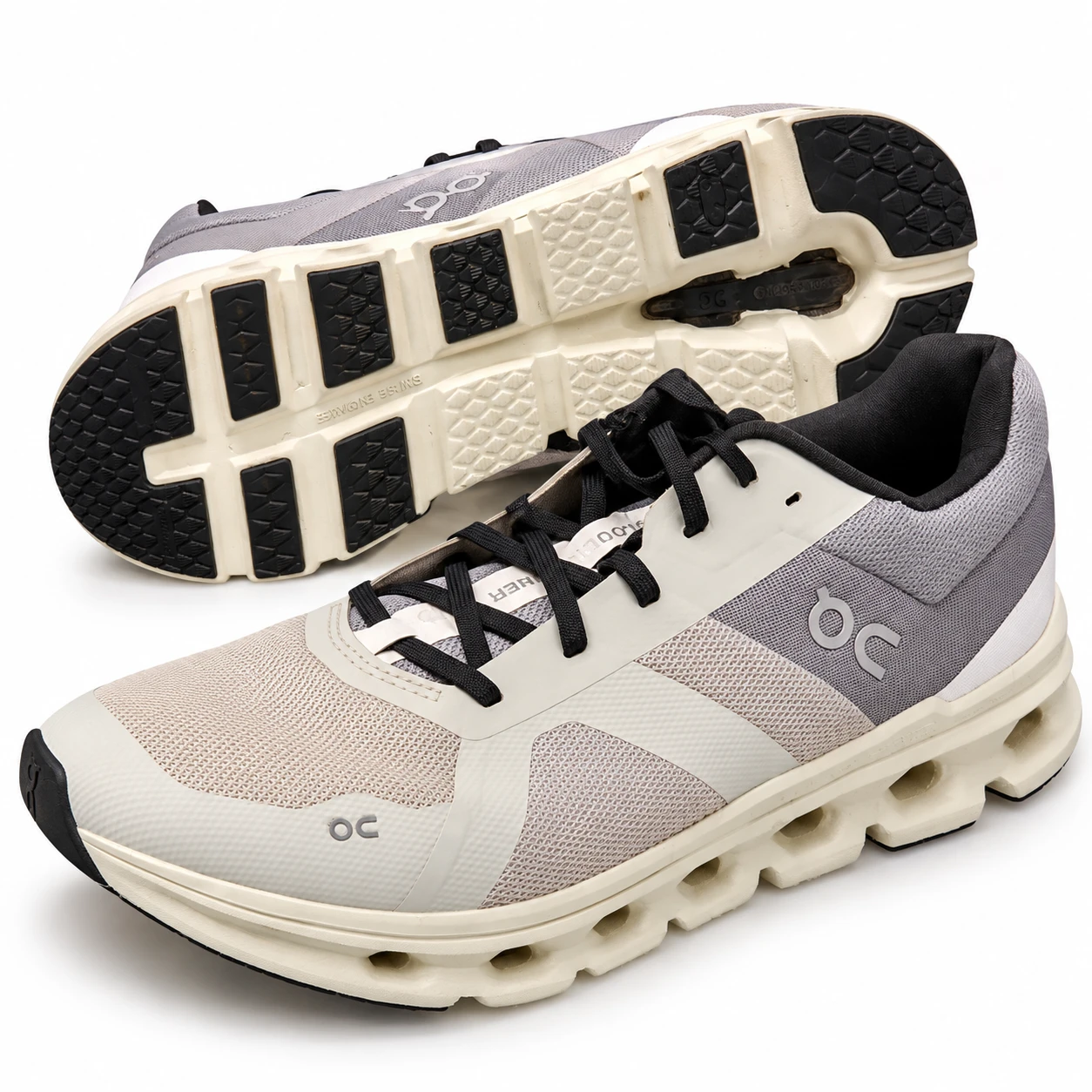 On Running Cloud Shoes – Grey & White | Size EU 42 | Second-Hand